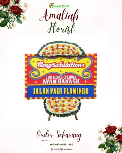Bunga Papan Congratulation di Kebayoran Lama Utara
